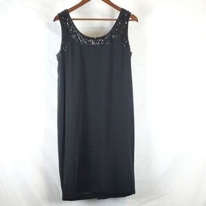 Vintage Fabrice‎ Silhouette Black Dress